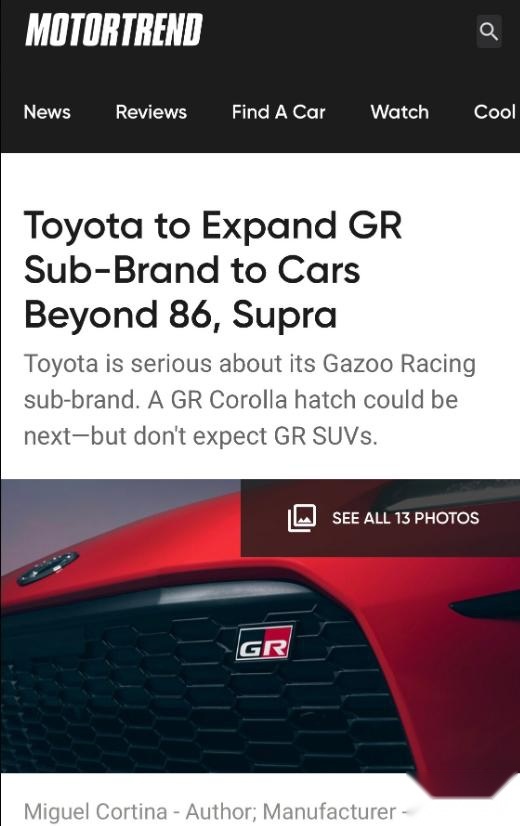 丰田卡罗拉GR SPORT版即将国产，11代思域、高尔夫GTI要慌了？