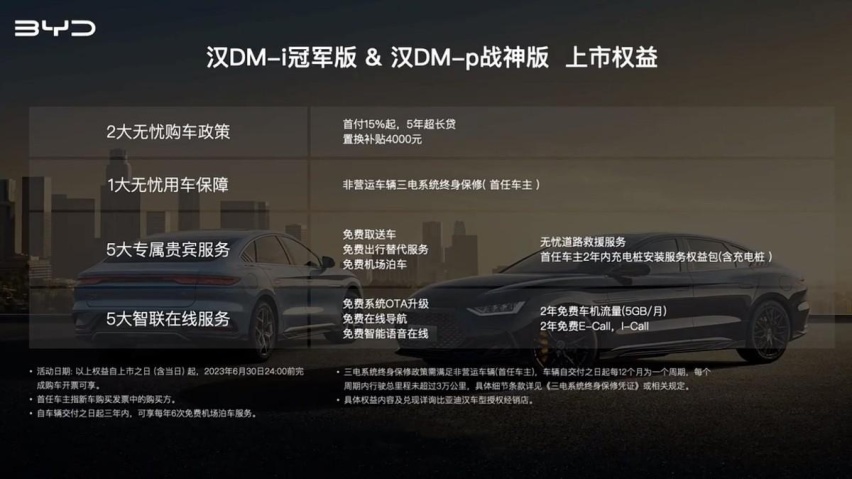 冠军和战神都来了，比亚迪全新汉DM系列上市，起售价18.98万元起