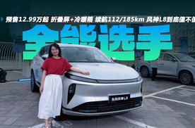 预售12.99万起 折叠屏+冷暖箱 续航112/185km 风神L8到底值不值？