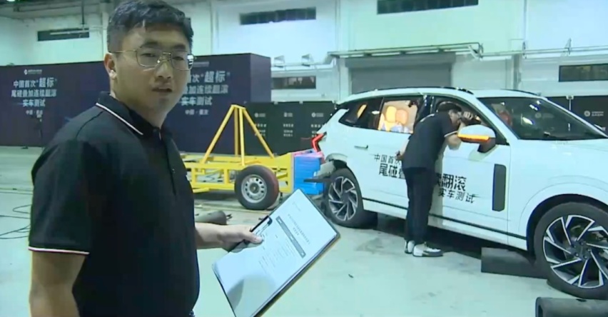 追尾碰撞叠加连续翻滚，中大型SUV领克09超标测试想说明什么
