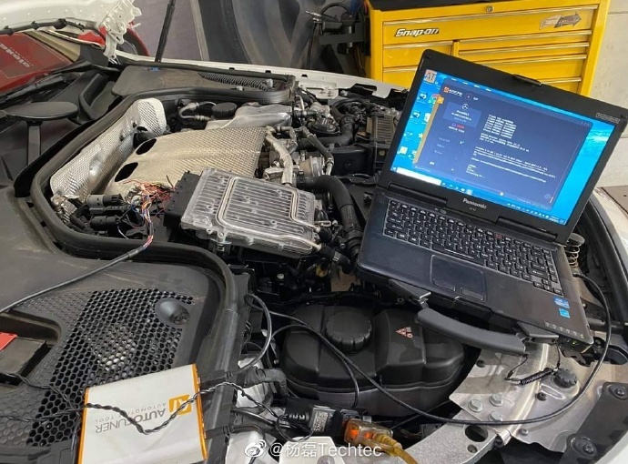 奔驰W213 E63S国六刷ECU改装德国TECHTEC动力升级程序