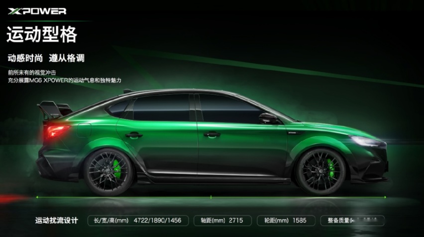 官方改装，能上牌的“家用赛车”！MG6 XPOWER发布
