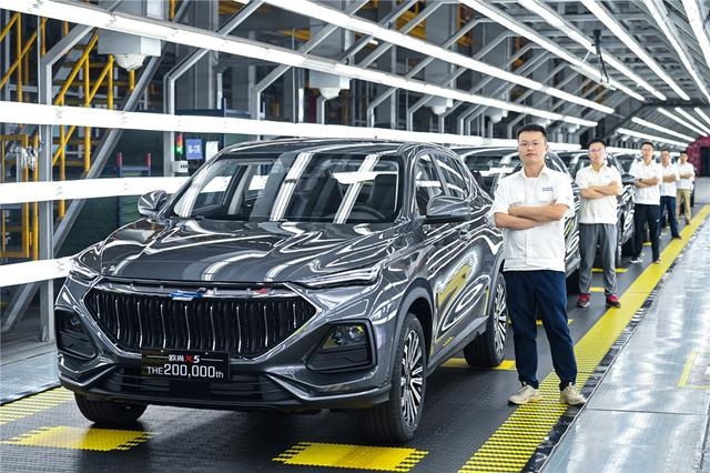 产品实力助热销赢市场口碑，欧尚X5第20万辆今日下线