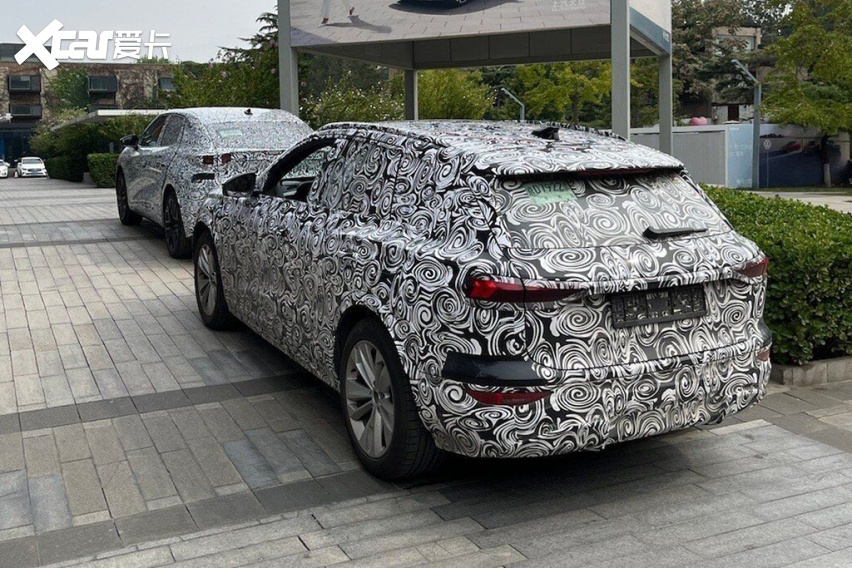 这造型有点上头啊 国产新一代奥迪q5l最新谍照