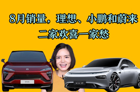 8月销量公布，理想、小鹏和蔚来，二家欢喜一家愁