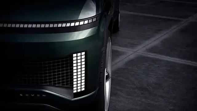 【e汽车】将于洛杉矶车展亮相，现代IONIQ 7概念车预告图曝光
