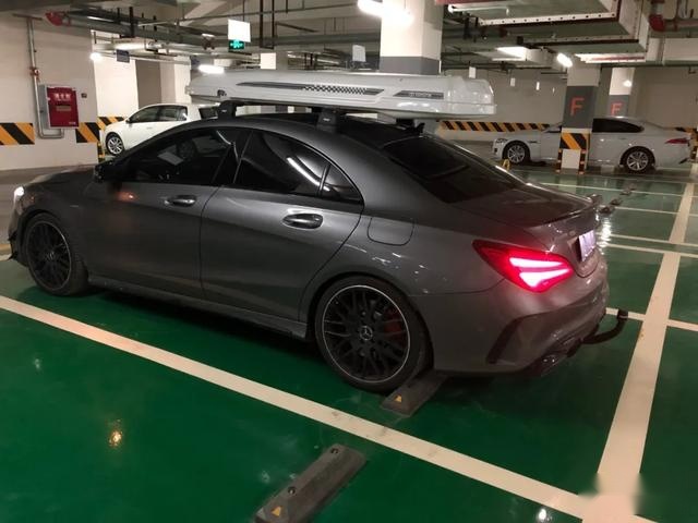 千万级超跑的主动尾翼，CLA45车主用千元自制成功？