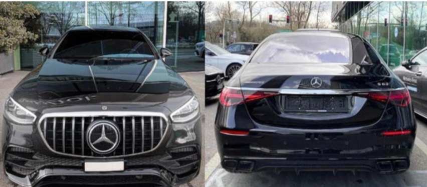 奔驰AMG S63测试谍照曝光 动力或延用4.0T V8