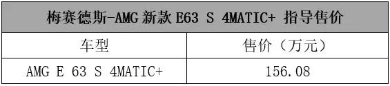 奔驰全新A级两厢上市，别把隔壁的新款AMG E63 S给忘了