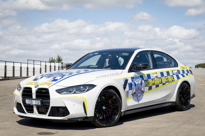 飞车党颤抖吧，澳洲警方配备宝马M3 Competition警用车