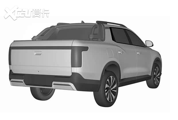【E汽车】比亚迪全新皮卡外观专利图发布 造型硬朗前卫