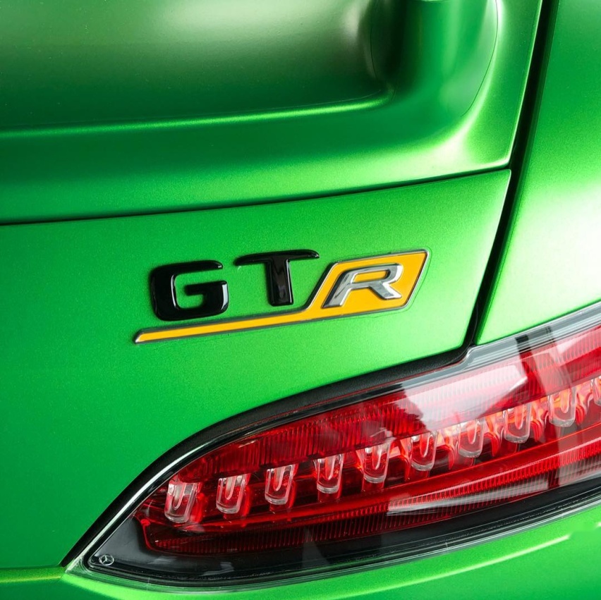 奔驰AMG GT R实车 绿色的帅气感
