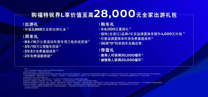 22.98万元起 大7座全家出游神器 福特锐界L正式上市