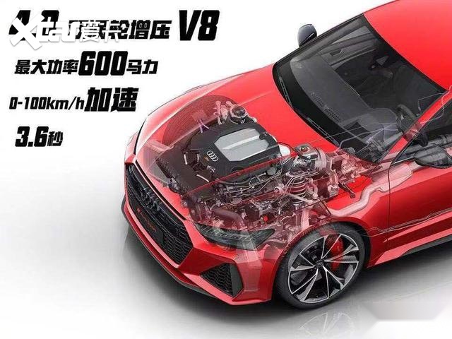 奥迪RS7西装野兽，扮猪吃老虎，600马力的奥迪