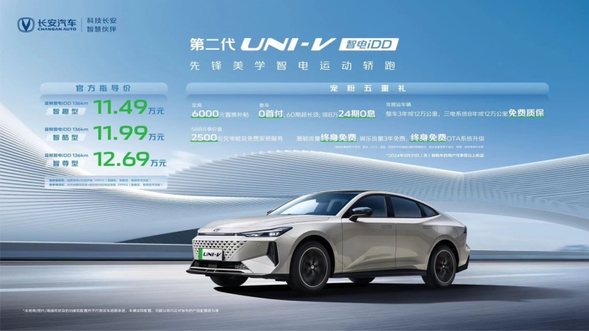经典焕新，V力觉醒，长安汽车北京车展发布第二代UNI-V智电iDD