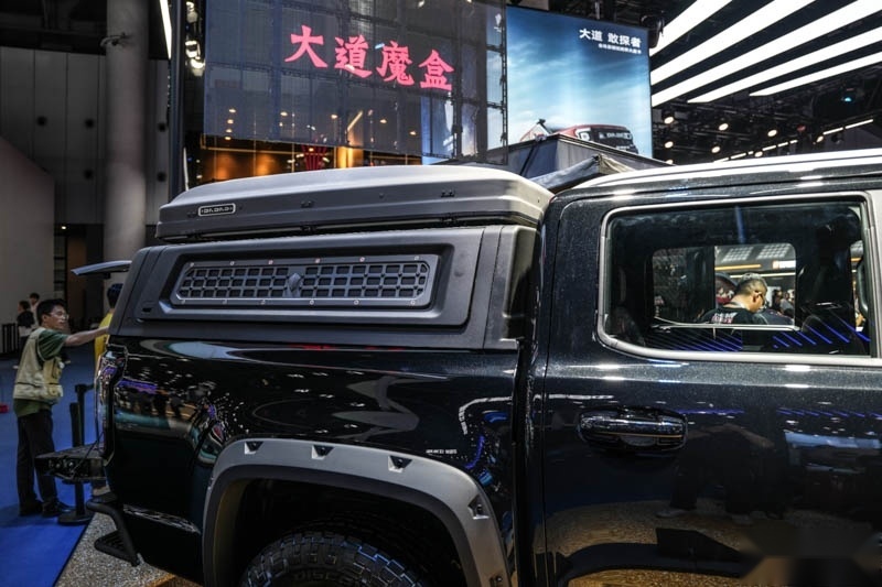 2023成都车展：硬派新黑马 江铃大道敢探者实拍解析