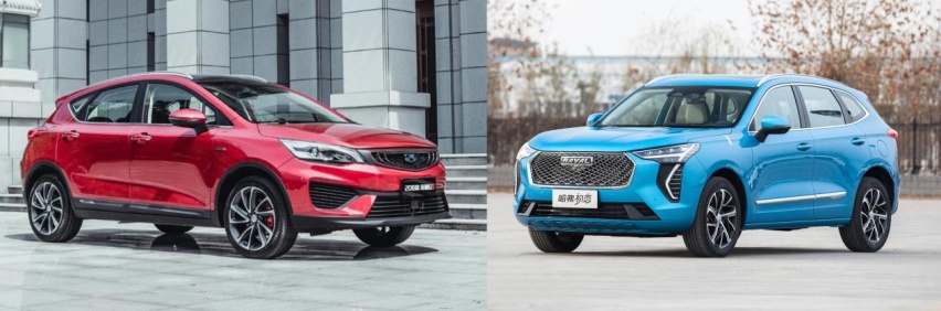 10万级国产紧凑型SUV，哈弗初恋对比帝豪GS谁更好？
