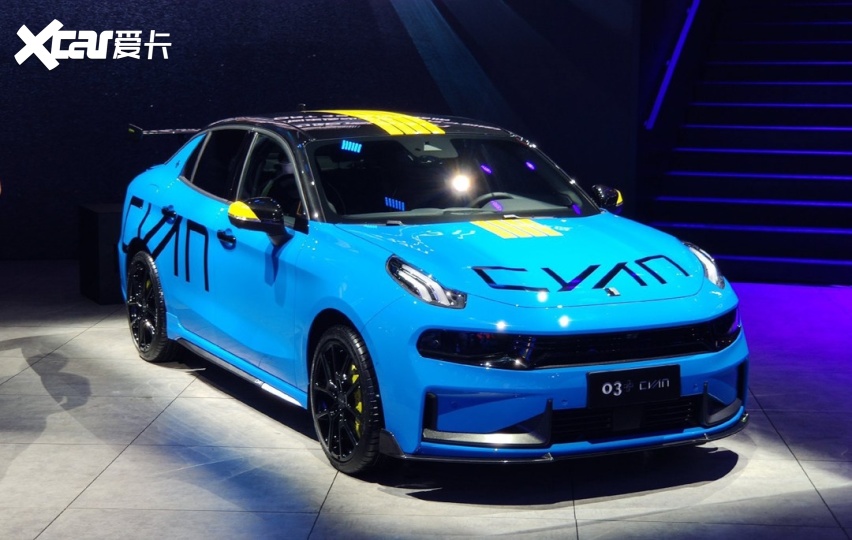 领克03大改款新四出排气牛角后视镜风火轮轮毂更帅