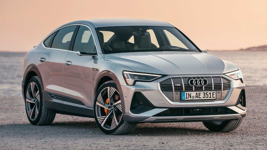 奥迪 e-tron Sportback搭载黑科技亮相洛杉矶车