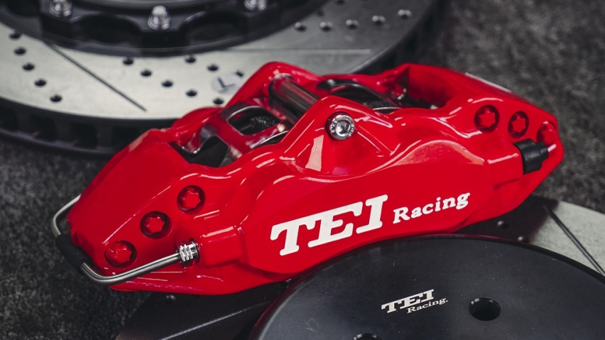 【官方案例】2019款丰田GT86升级tei刹车前6后4活塞卡钳套件