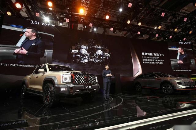 中国首款全尺寸皮卡、旅装炮…，上海车展长城携“5炮3弹”袭来