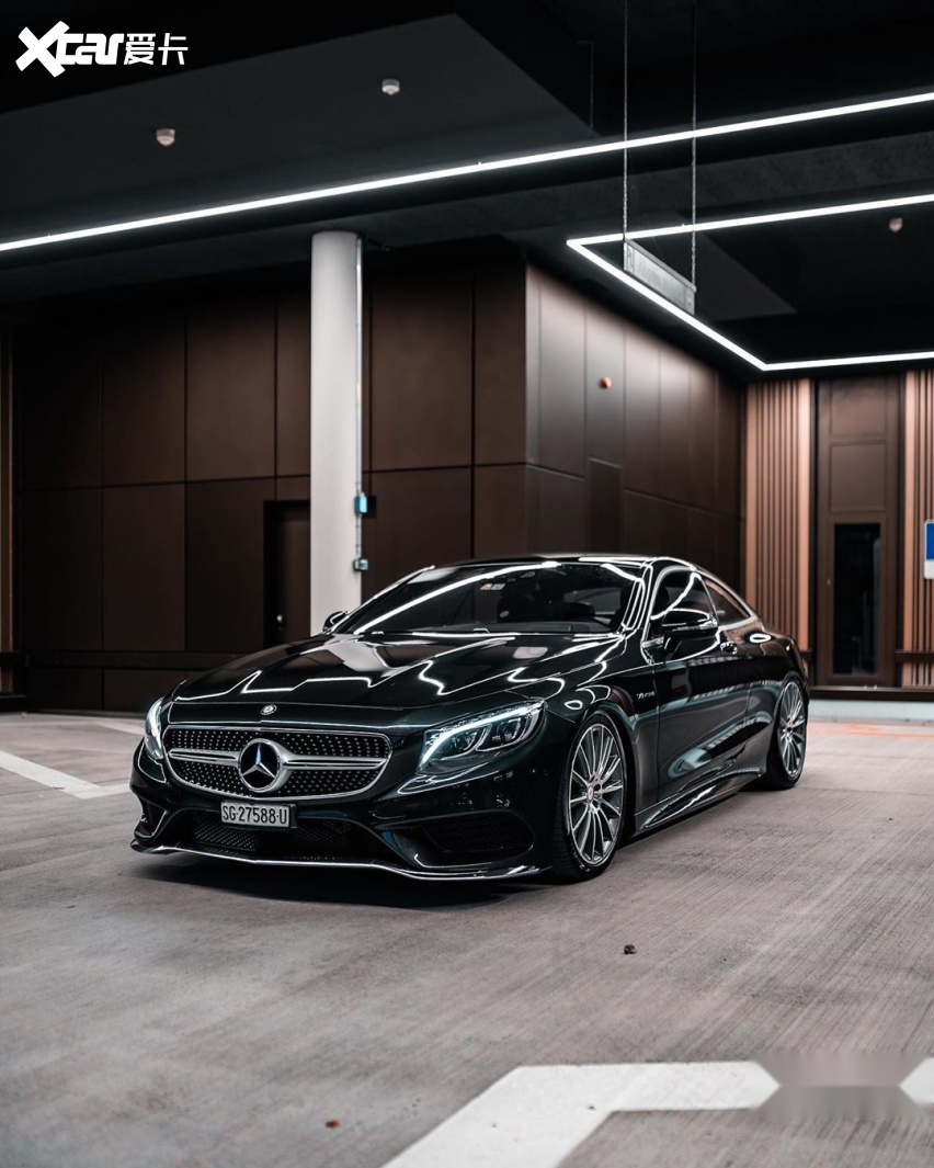 全新奔驰s coupe实车 优雅运动的设计