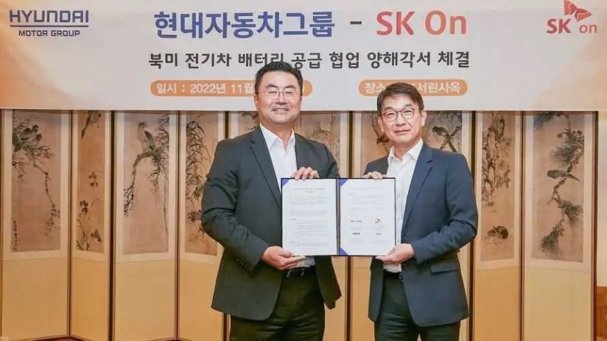 韩企强强联手，保证供应链安全，现代&SK On达成电池供应合作