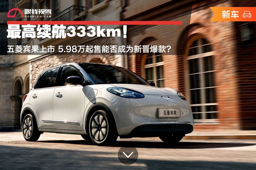 最高续航333km！五菱宾果上市 5.98万起售能否成为新晋爆款？