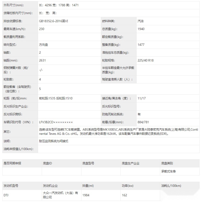 加装颗粒捕捉器？新款大众高尔夫GTI申报 外形无变动