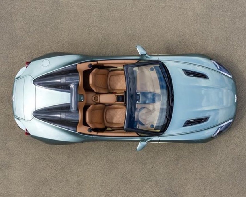 阿斯顿·马丁Vanquish Zagato敞篷版实车 优雅的