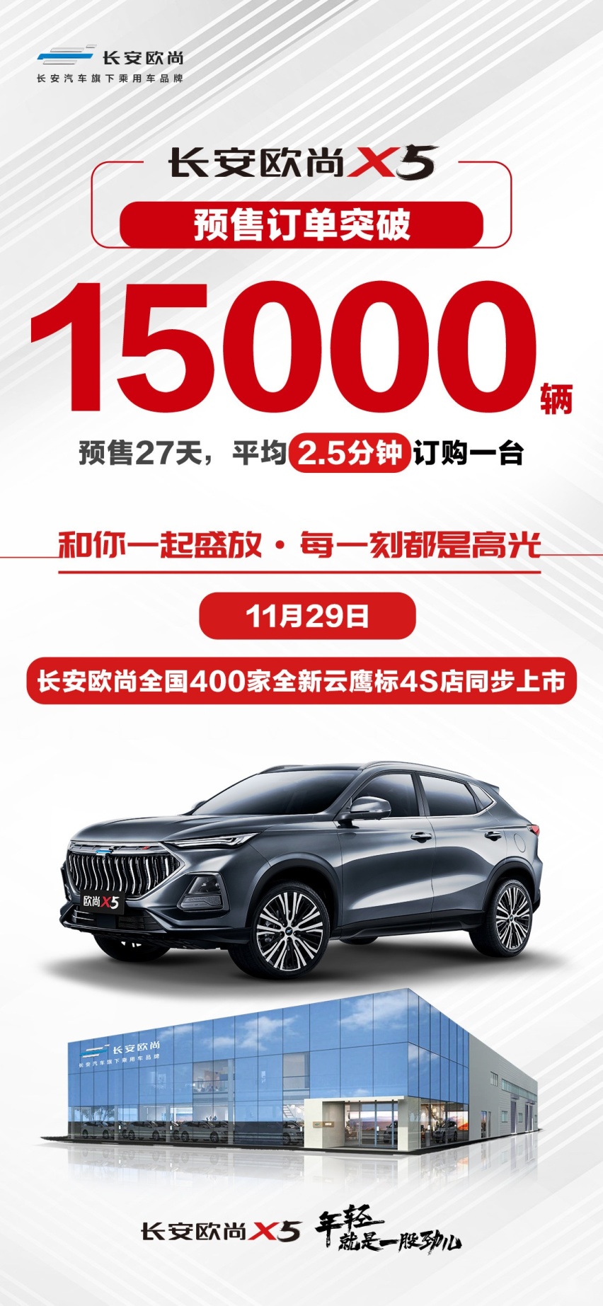 长安欧尚X5上市前夕 长安欧尚开启“与美好生活同行”