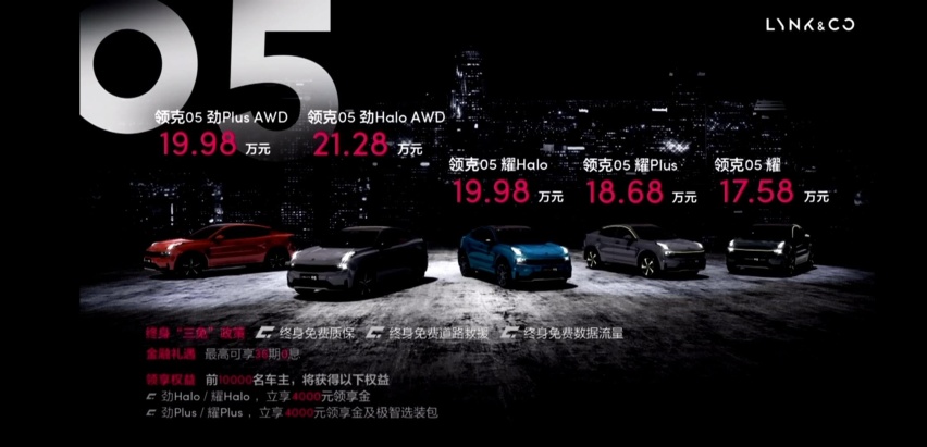 领克05只要17.58万元起 后浪真的会去买？