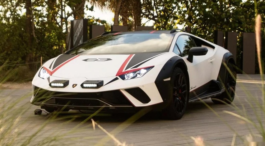兰博基尼Huracan Sterrato，新款小牛越野版，自带冲沙拉力