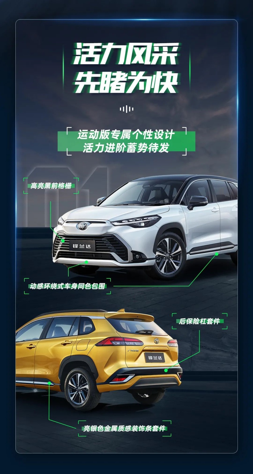 外观小调整，内饰配置升级，广汽丰田锋兰达运动版发布