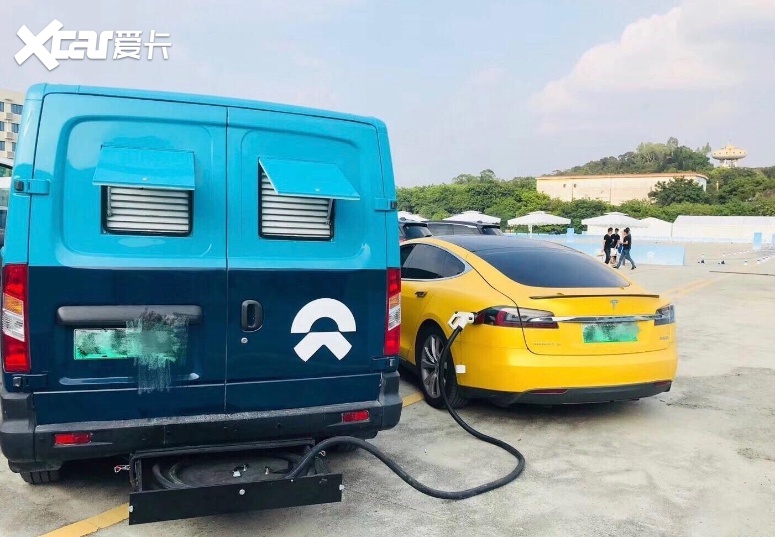 可移动的电动汽车充电宝｜铁球电能充电新花样
