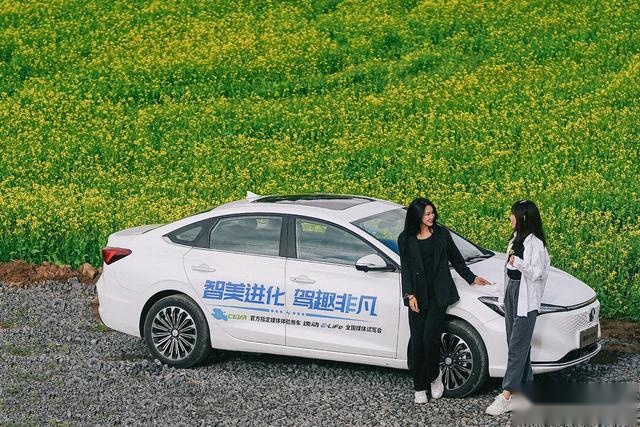 有颜又有料 逸动再进化 青海湖试驾长安新能源逸动E-Life