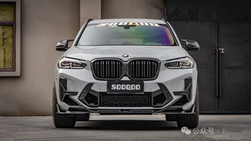 换上碳纤维外观套件的宝马X3M，SUV也能变得凶狠霸气