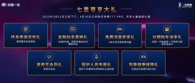 奔腾T77 Pro开路，年内还推三款新车，年销量20万有戏？