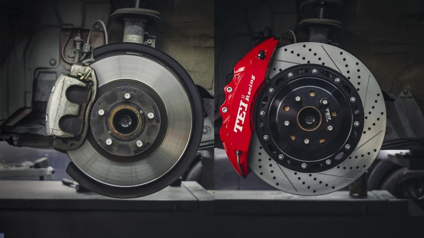 【官方案例】2019款丰田GT86升级tei刹车前6后4活塞卡钳套件