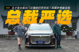 这才是总裁出行的正确打开方式！岚图梦想家试驾