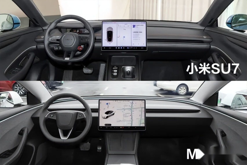 【对比】20万以上的纯电车 小米SU7 VS 特斯拉Model 3