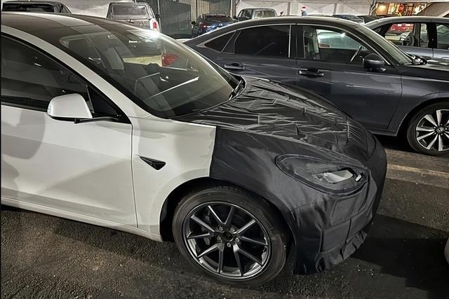 特斯拉Model 3中期改款,外观更帅,内饰用料更厚道