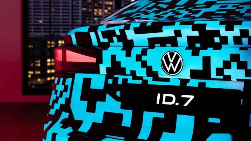 纯电帕萨特还爽吗？大众ID.7量产版官方谍照曝光，正准备国产