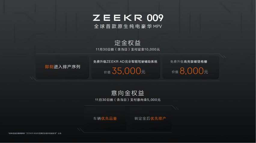 售价49.9万元起 极氪ZEEKER 009正式上市