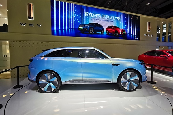 2019广州车展新车：WEY-X概念车，酷不酷？