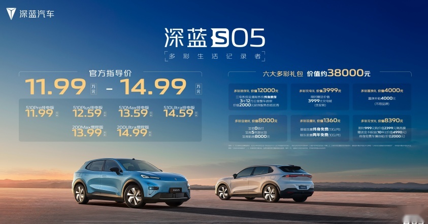 S05脱颖而出，深蓝汽车全面平权！