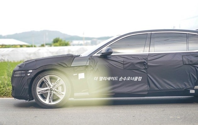 【新车资讯】#全新捷尼赛思G90最新谍照#