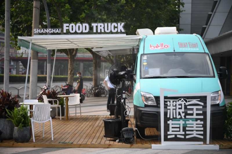 流动餐车入驻进博会，怎么又是你，上海大通MAXUS
