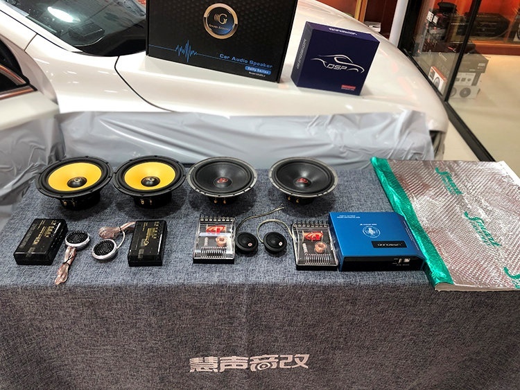 标致508失望的原车音响？济南极速车改音响隔音改装升级作业