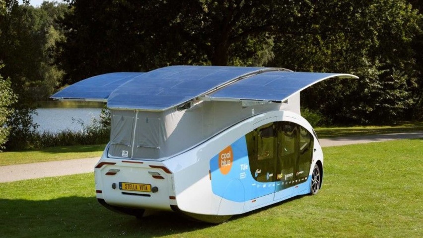 可伸缩的“屋顶” 这款太阳能露营车将成为最时尚的出行方式